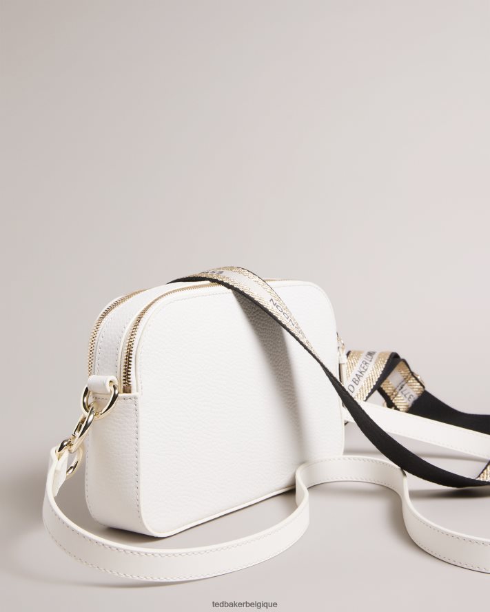 être Ted Baker femmes sac pour appareil photo en sangle de marque Dailiah écru FR8J42724 Sacs