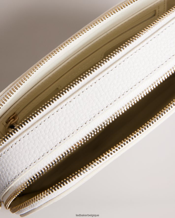 être Ted Baker femmes sac pour appareil photo en sangle de marque Dailiah écru FR8J42724 Sacs