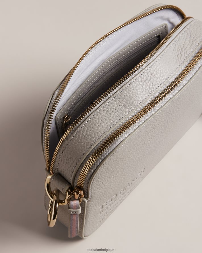 être Ted Baker femmes sac pour appareil photo en sangle de marque Dailiah gris clair FR8J42716 Sacs