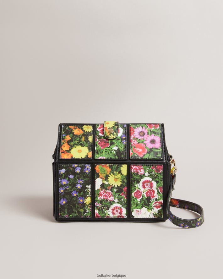 être Ted Baker femmes sac à effet de serre floral grnhous noir FR8J42788 Sacs