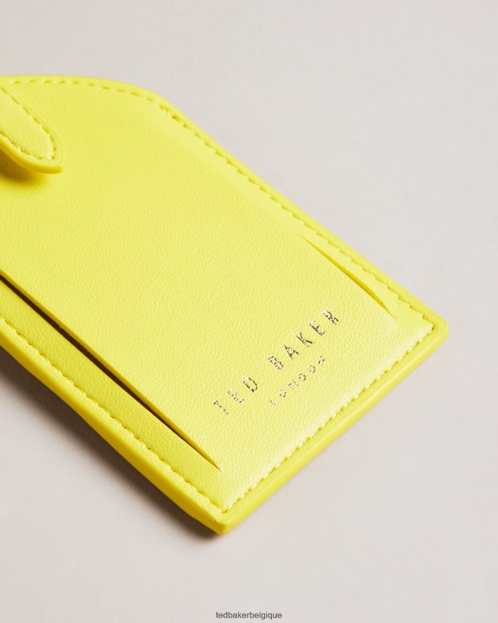 être Ted Baker femmes étiquette de bagage citron citron jaune clair FR8J42824 Sacs