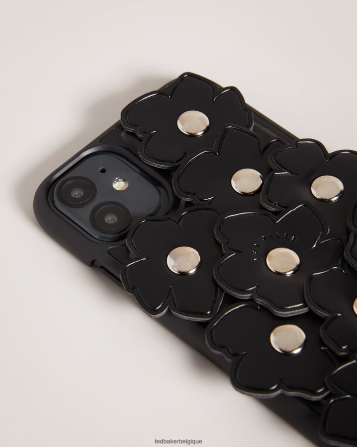 être Ted Baker femmes coque à clip pour iphone 11 applique magnolia florrii noir FR8J421204 accessoires