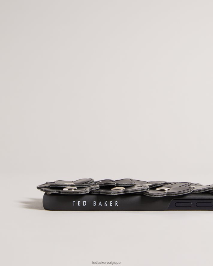 être Ted Baker femmes coque iphone 12 / 12 pro avec applique floru magnolia noir FR8J421205 accessoires