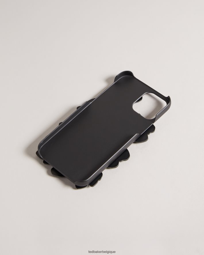 être Ted Baker femmes coque iphone 12 / 12 pro avec applique floru magnolia noir FR8J421205 accessoires