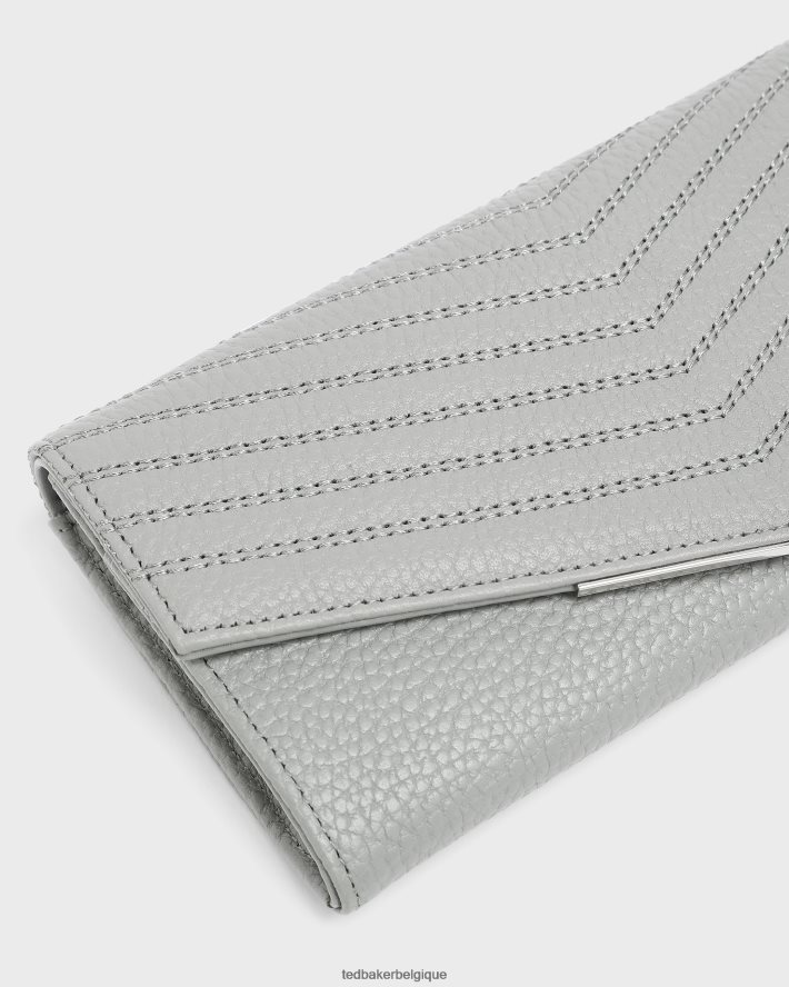 être Ted Baker femmes matinée à rabat matelassé kkattie gris FR8J421181 accessoires