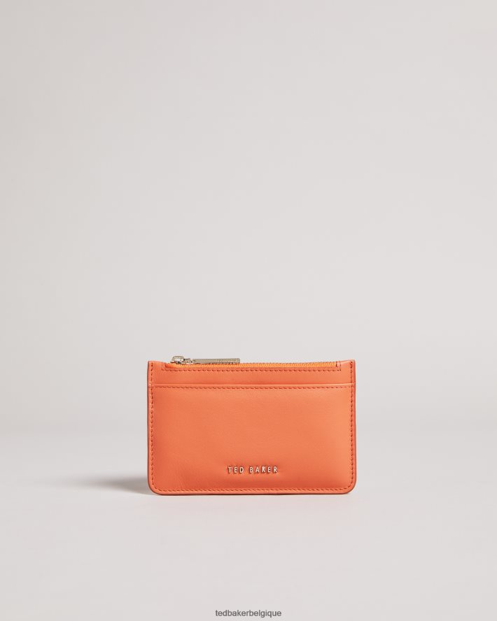 être Ted Baker femmes porte-cartes zippé garcia corail FR8J421192 accessoires