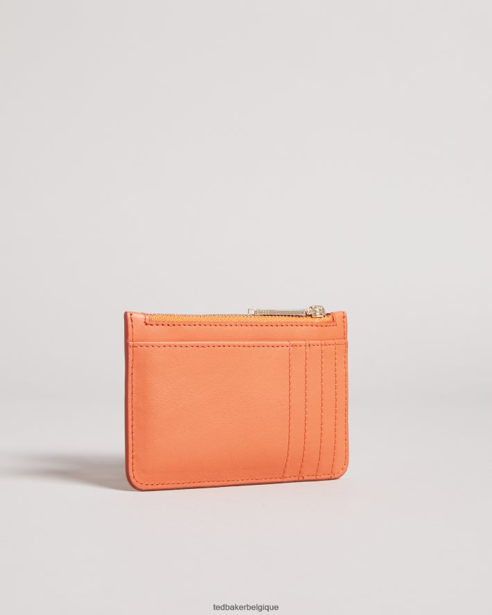 être Ted Baker femmes porte-cartes zippé garcia corail FR8J421192 accessoires