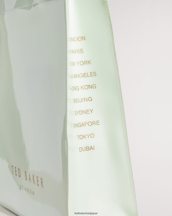 être Ted Baker femmes alacon - grand sac emblématique à nœud uni pl-vert FR8J42831 Sacs