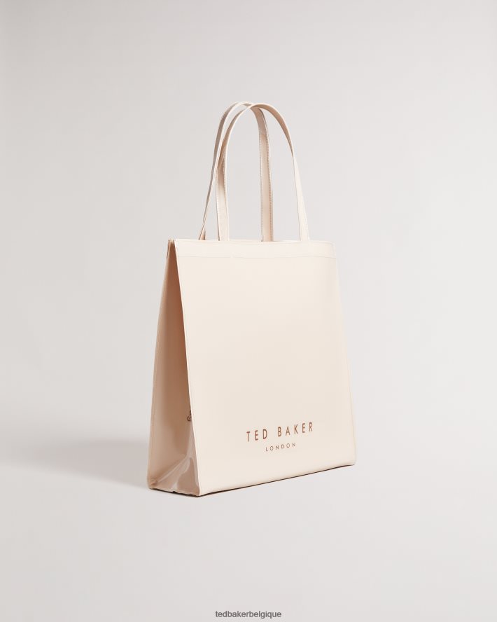 être Ted Baker femmes alacon - grand sac emblématique à nœud uni rose pâle FR8J42833 Sacs