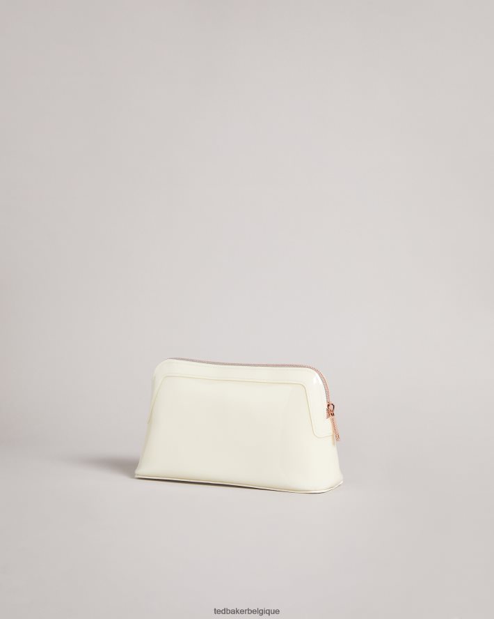 être Ted Baker femmes trousse de maquillage à nœud incurvé Aimee Ivoire FR8J421169 Sacs