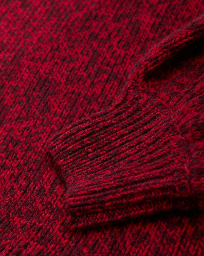 être Ted Baker femmes elvinaa - pull épais à manches tendance rouge vif FR8J42594 vêtements