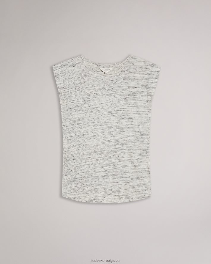 être Ted Baker femmes gilet Julesa avec détails sur les épaules blanc FR8J42580 vêtements