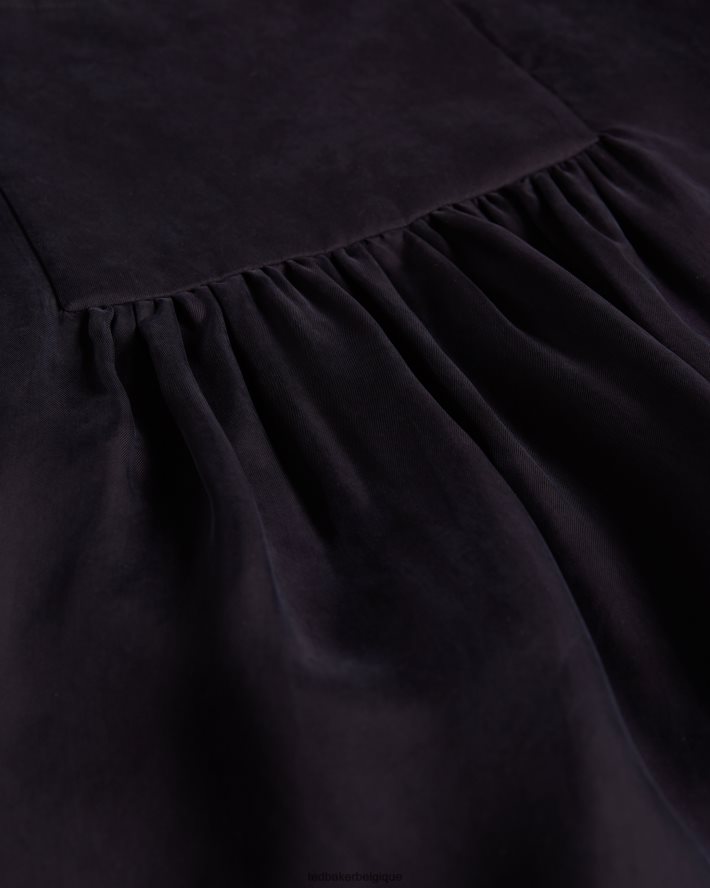 être Ted Baker femmes haut cache-cœur ralda avec blouson à manches longues marine FR8J42568 vêtements