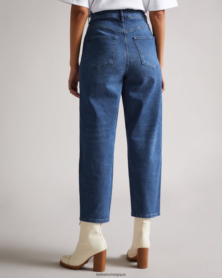 être Ted Baker femmes jean à jambe droite oliwia bleu foncé FR8J42584 vêtements