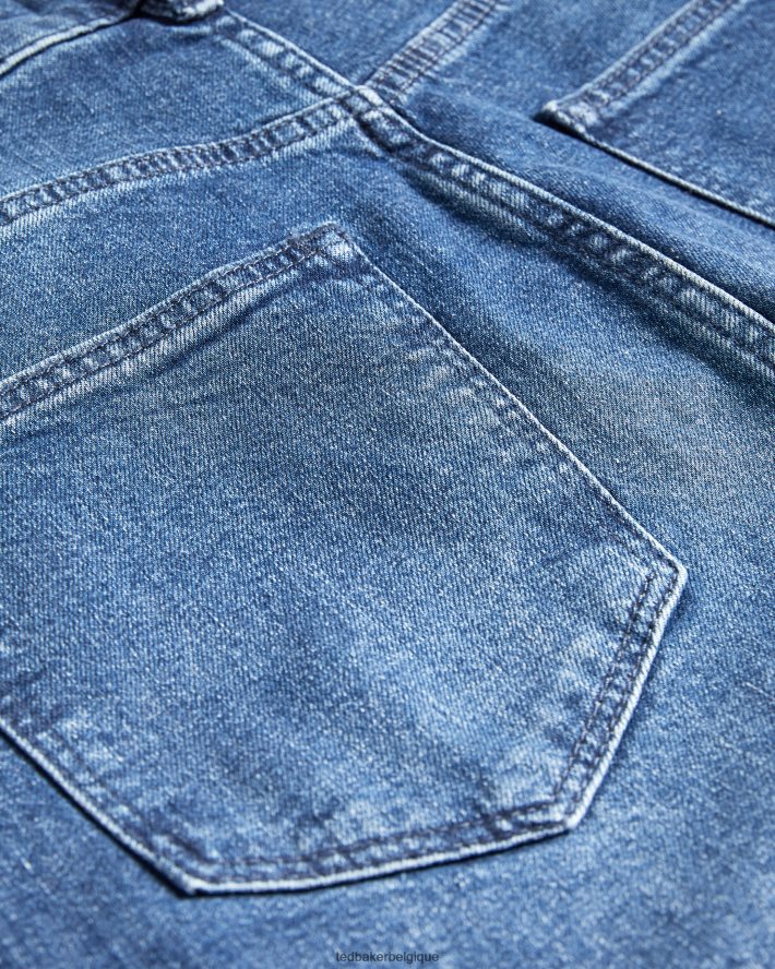 être Ted Baker femmes jean à jambe droite oliwia bleu foncé FR8J42584 vêtements