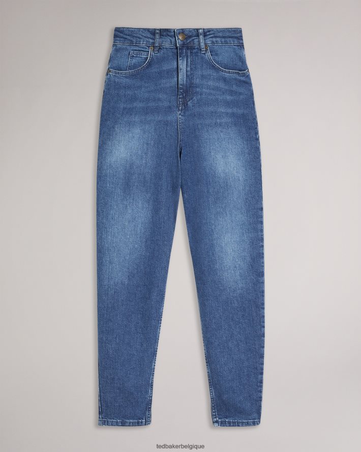 être Ted Baker femmes jean à jambe droite oliwia bleu foncé FR8J42584 vêtements