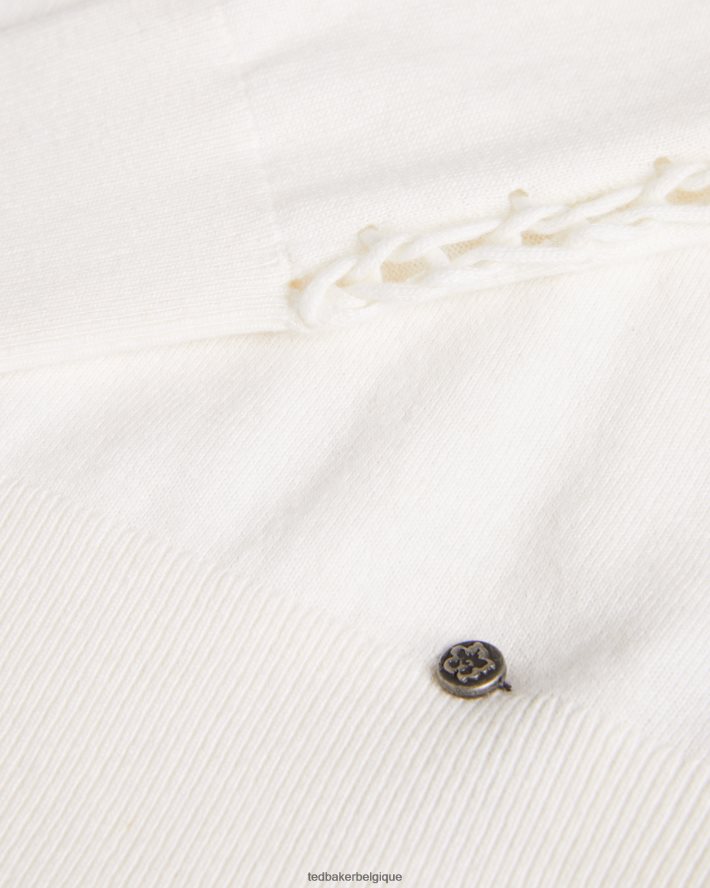 être Ted Baker femmes pull col roulé maevia avec empiècement surpiqûre naturel FR8J42124 vêtements