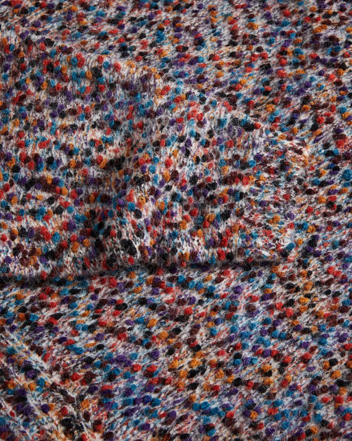 être Ted Baker femmes Ellinai - Pull bouclé à manches extrêmes noir FR8J42460 vêtements