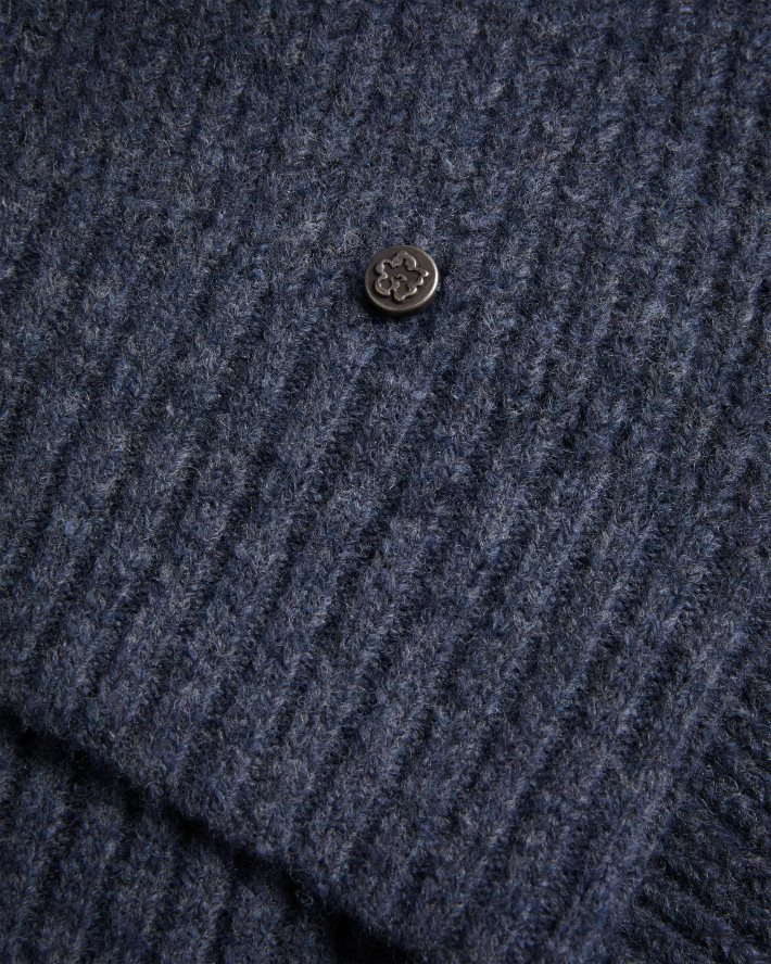 être Ted Baker femmes pull à col montant cchloe marine FR8J42435 vêtements