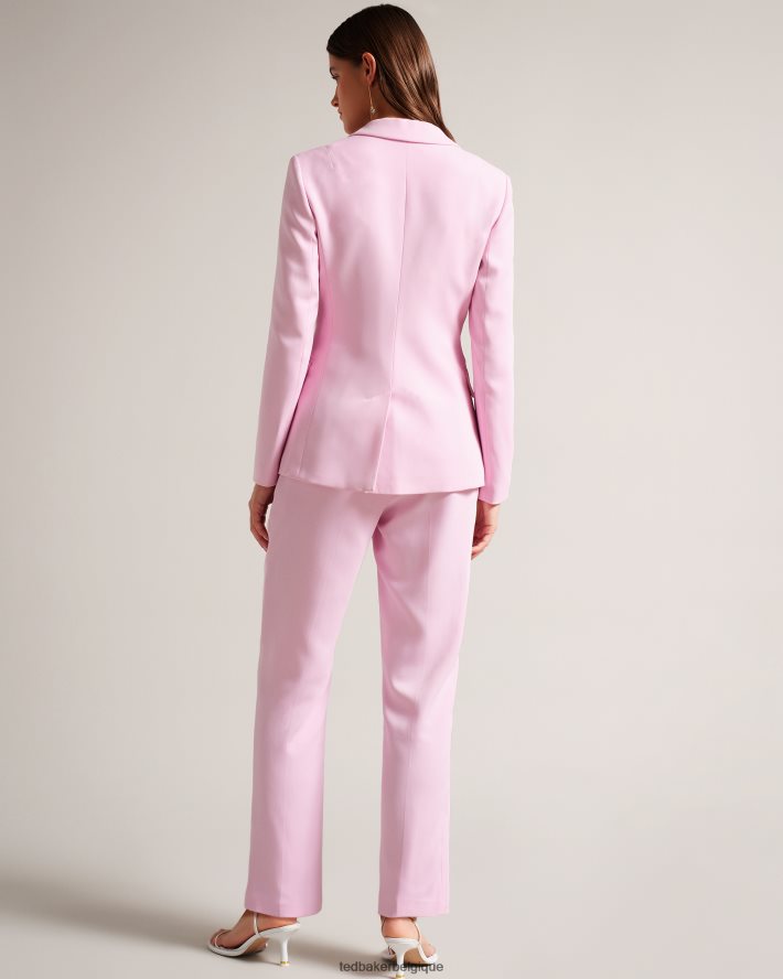être Ted Baker femmes myyia blazer slim à simple boutonnage lilas FR8J42243 vêtements