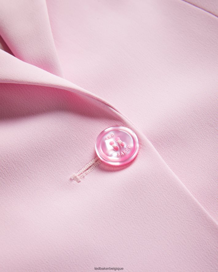 être Ted Baker femmes myyia blazer slim à simple boutonnage lilas FR8J42243 vêtements