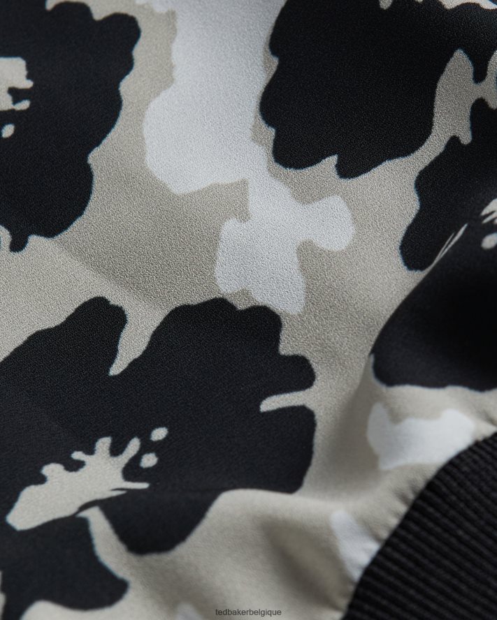 être Ted Baker femmes cardigan en maille à dos tissé millieo noir FR8J42534 vêtements