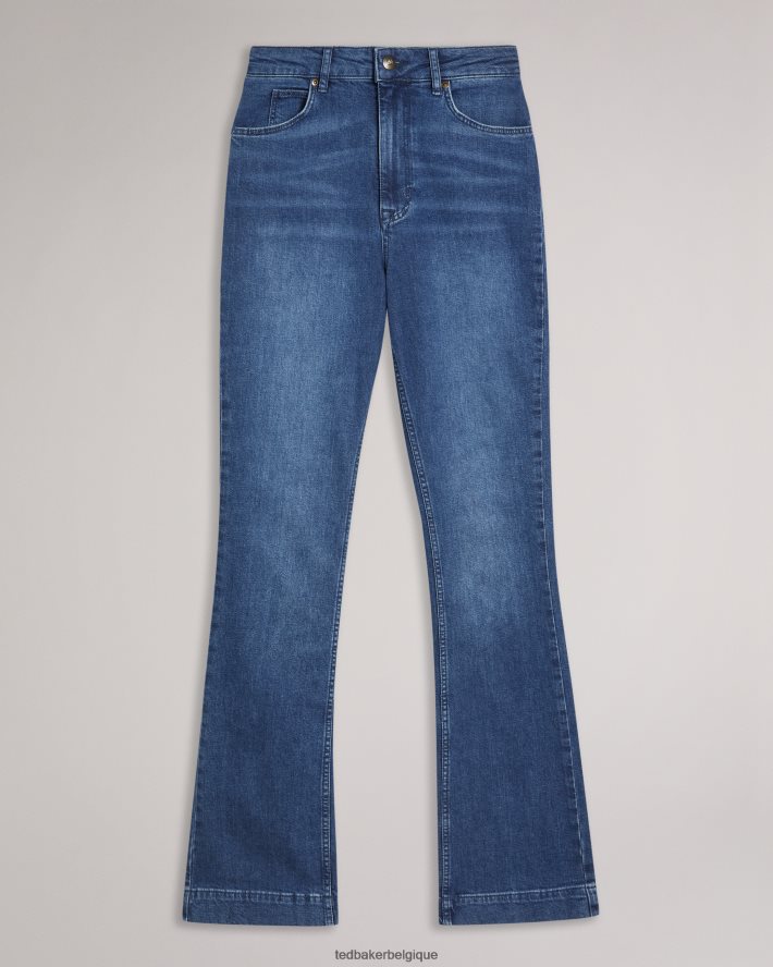 être Ted Baker femmes piamo jean évasé lavage foncé FR8J42583 vêtements