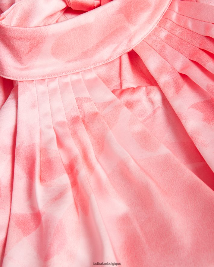 être Ted Baker femmes Tinslee - Combinaison large à col licou corail FR8J42180 vêtements