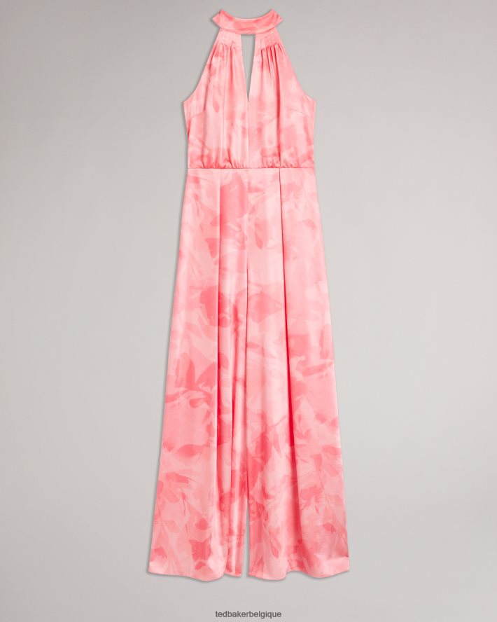 être Ted Baker femmes Tinslee - Combinaison large à col licou corail FR8J42180 vêtements