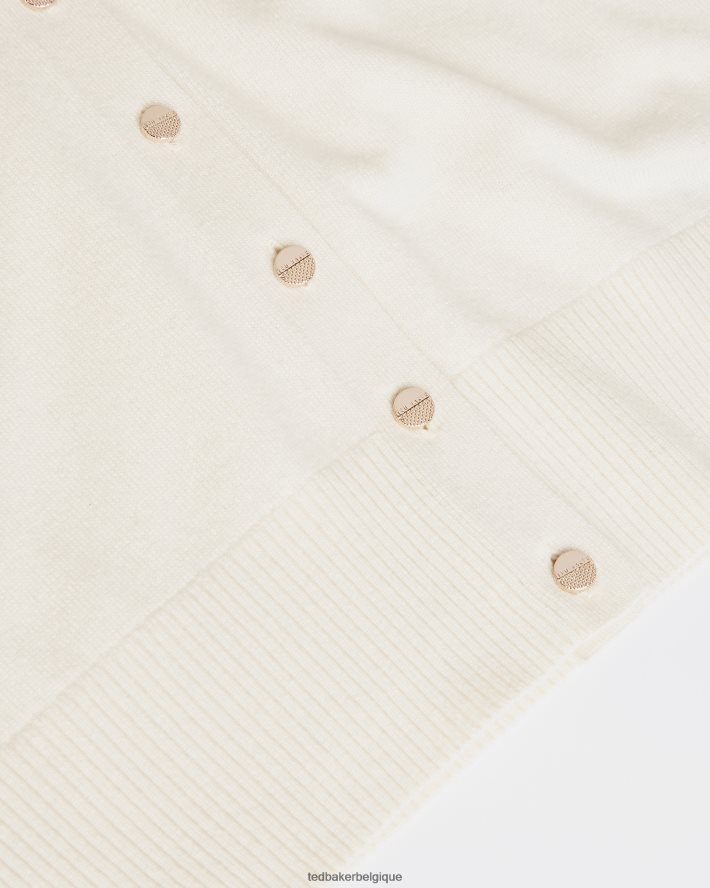 être Ted Baker femmes astryyd - cardigan à manches drapées naturel FR8J42521 vêtements