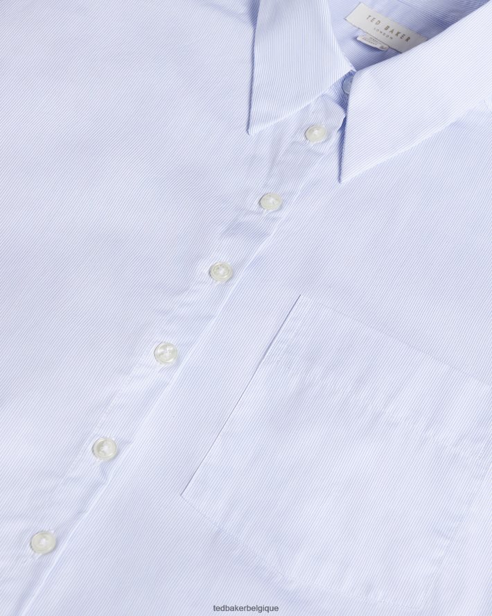 être Ted Baker femmes chemise rayée afllua blanc FR8J42518 vêtements