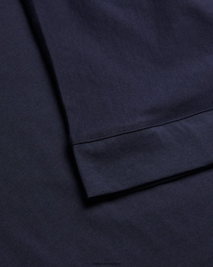 être Ted Baker femmes erisana t-shirt à manches pour adultes coupe facile marine FR8J42491 vêtements