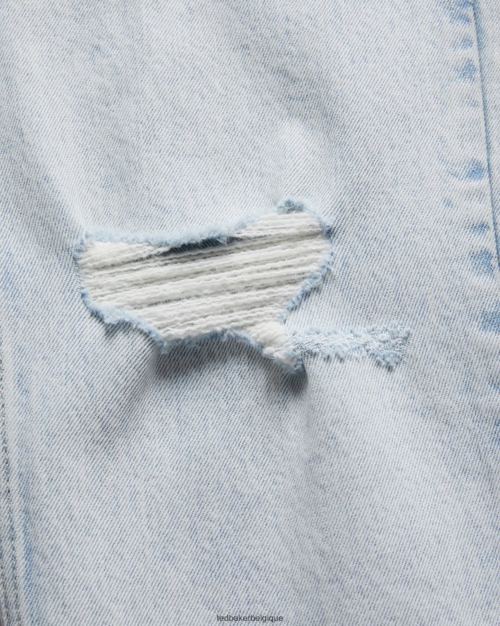 être Ted Baker femmes Chrishl - Jean coupe droite à la cheville lavage léger FR8J42360 vêtements