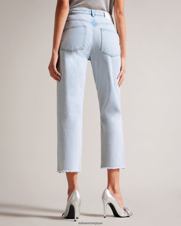 être Ted Baker femmes Chrishl - Jean coupe droite à la cheville lavage léger FR8J42360 vêtements