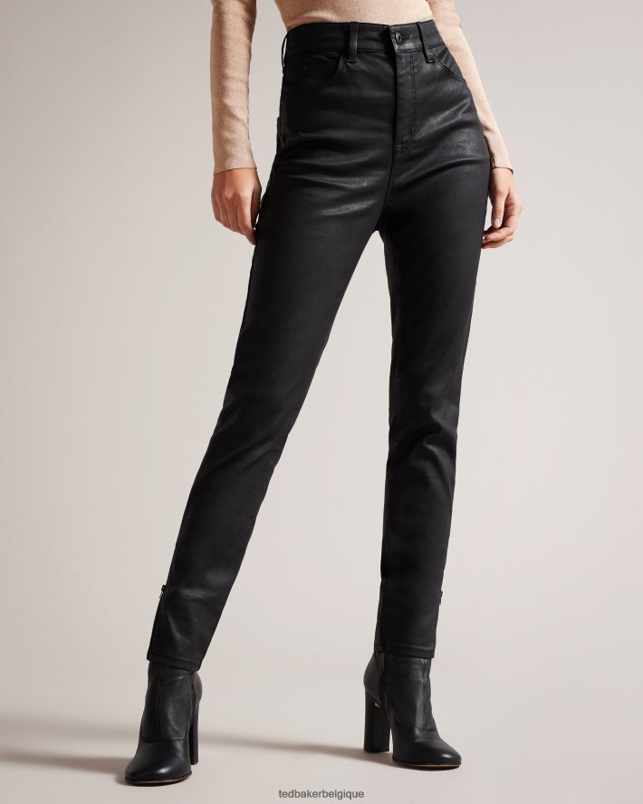 être Ted Baker femmes jazmynn - jean skinny stretch en satin noir FR8J4282 vêtements