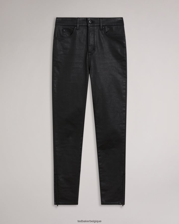 être Ted Baker femmes jazmynn - jean skinny stretch en satin noir FR8J4282 vêtements