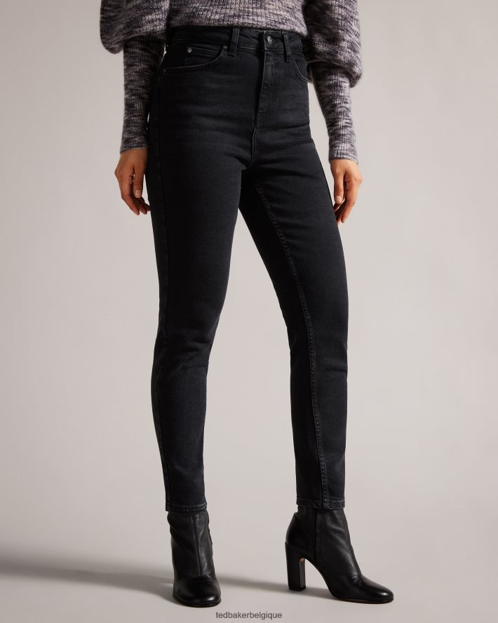 être Ted Baker femmes poppiyy - jean skinny noir délavé noir FR8J42121 vêtements