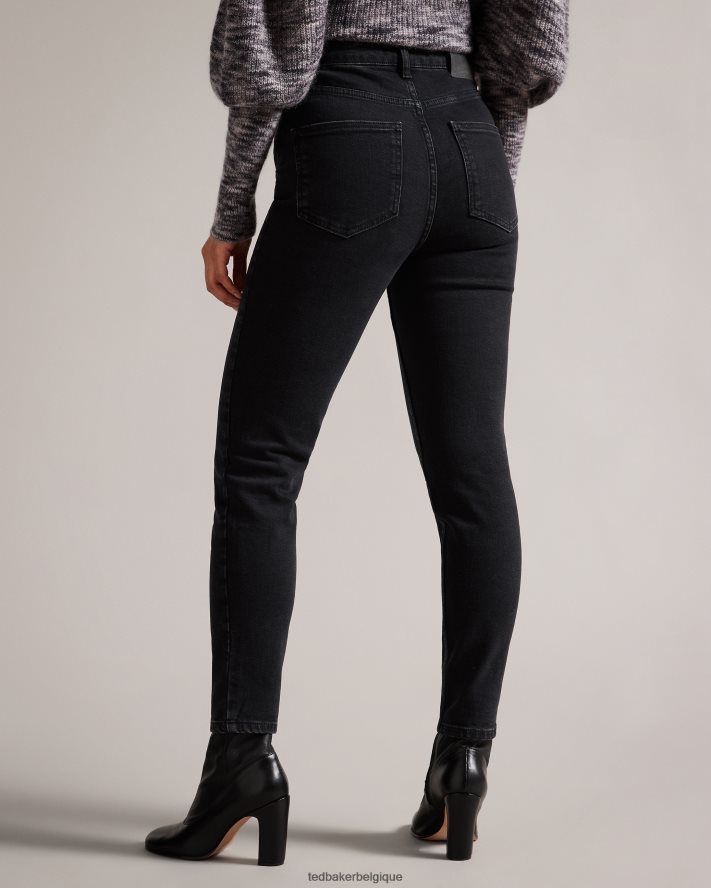 être Ted Baker femmes poppiyy - jean skinny noir délavé noir FR8J42121 vêtements