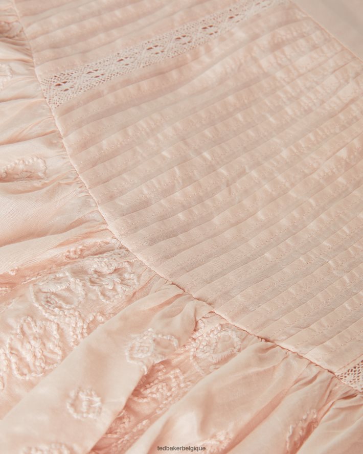 être Ted Baker femmes mini-jupe à volants alegria rose clair FR8J42661 vêtements