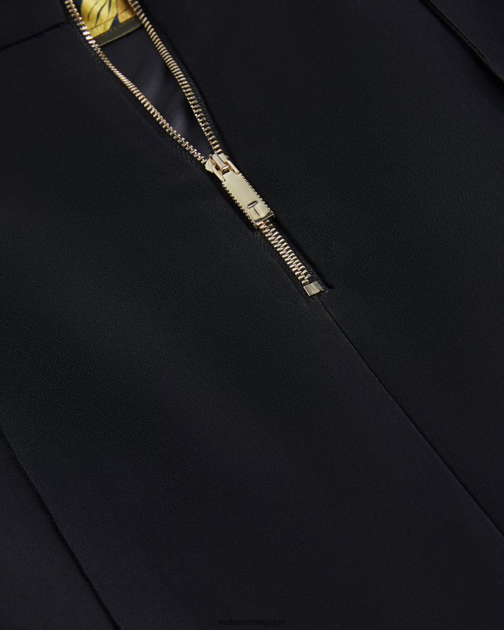 être Ted Baker femmes raees - jupe crayon à détails nervurés noir FR8J42364 vêtements