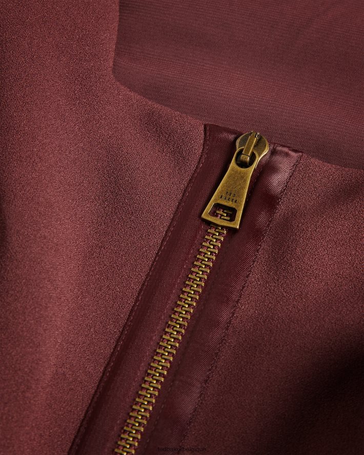 être Ted Baker femmes robe jupe tulipe lophiaz brun FR8J42453 vêtements