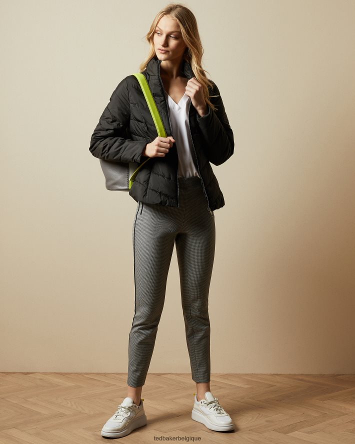 être Ted Baker femmes doudoune renika packaway noir FR8J42577 vêtements