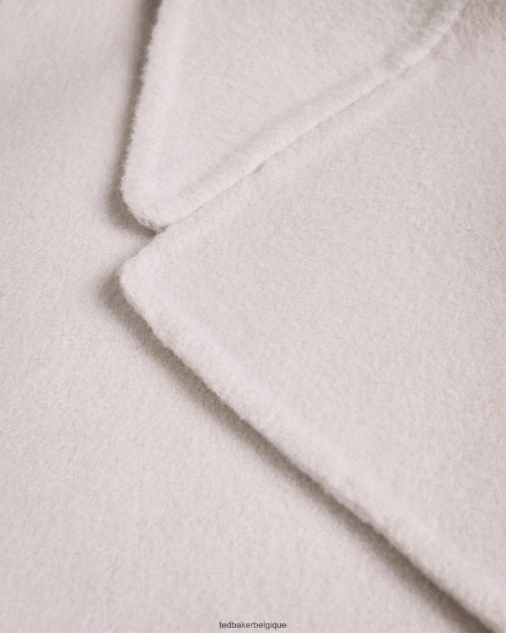 être Ted Baker femmes manteau cocon caysa avec col oversize rose FR8J42522 vêtements