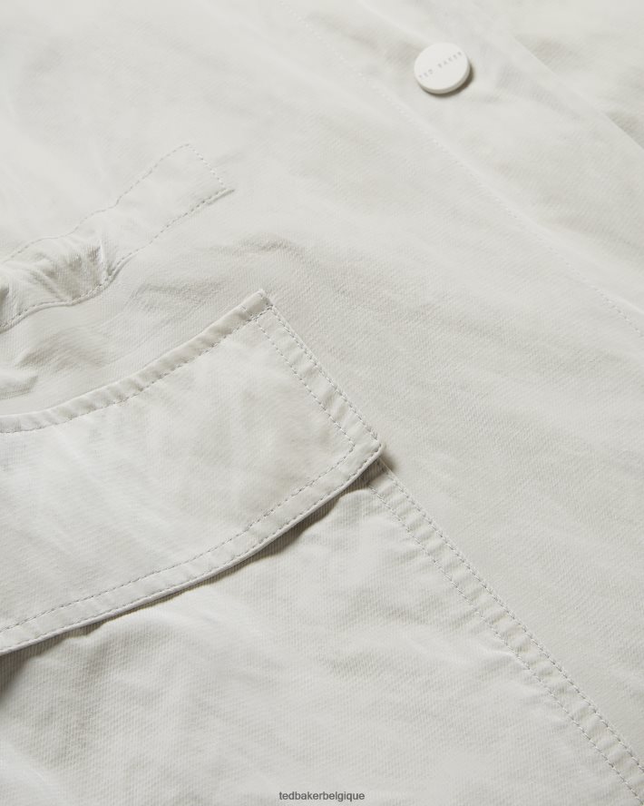 être Ted Baker femmes renniey technique pluie mac blanc FR8J42662 vêtements