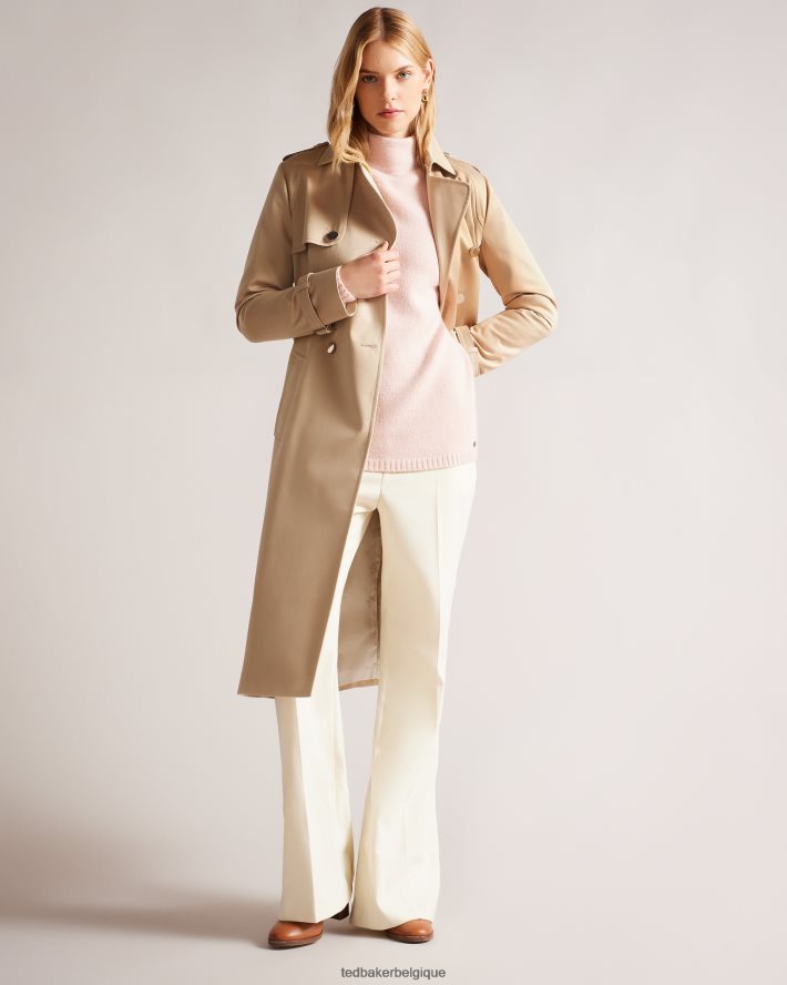 être Ted Baker femmes robbii - trench-coat léger imperméable naturel FR8J42178 vêtements
