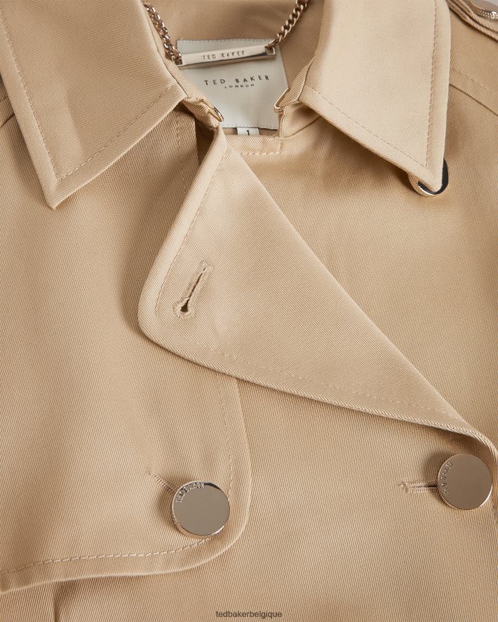 être Ted Baker femmes robbii - trench-coat léger imperméable naturel FR8J42178 vêtements