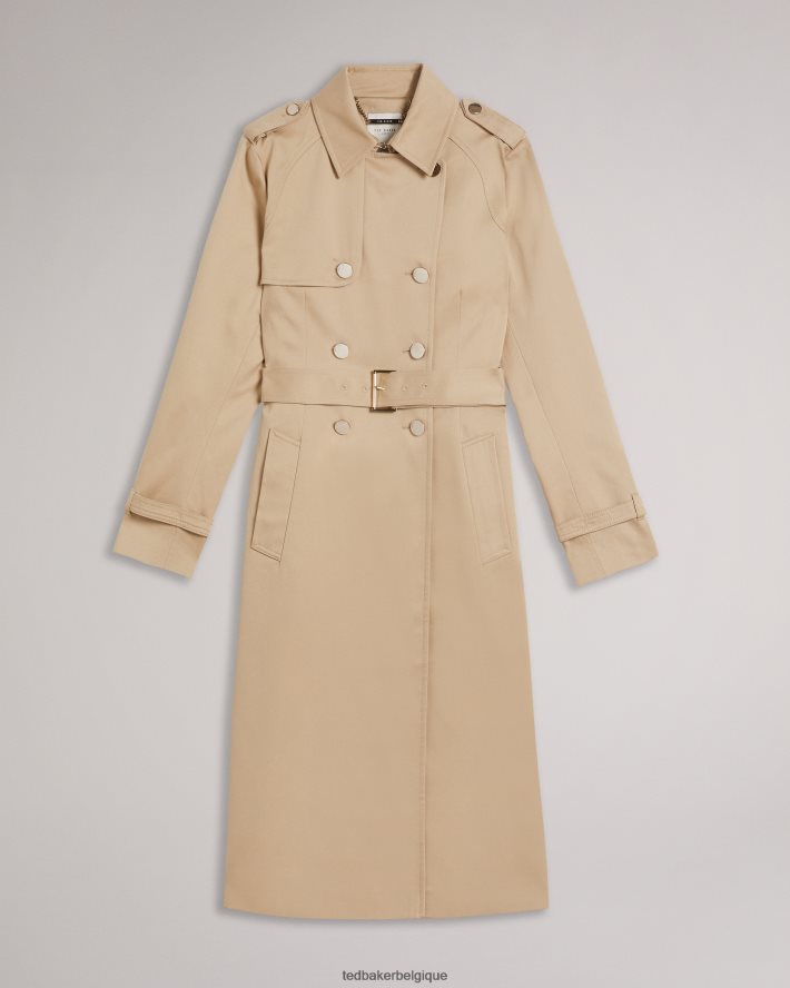 être Ted Baker femmes robbii - trench-coat léger imperméable naturel FR8J42178 vêtements