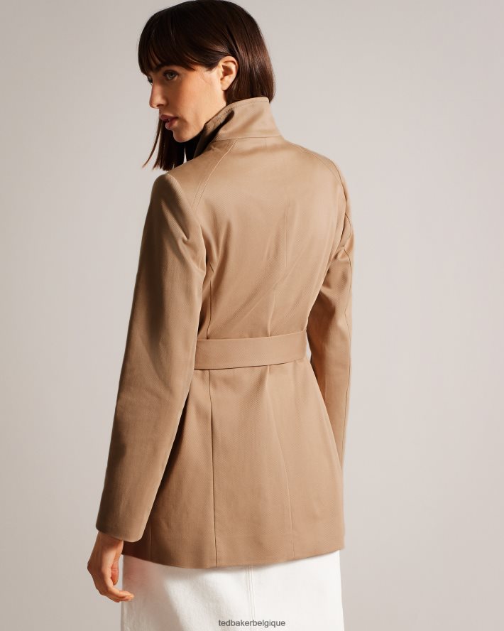 être Ted Baker femmes rosiaas - trench-coat court portefeuille brun-bronzage FR8J42170 vêtements