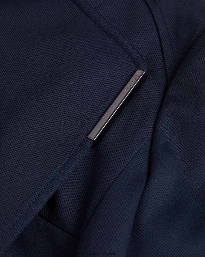 être Ted Baker femmes rosina - trench-coat portefeuille mi-long bleu foncé FR8J42158 vêtements