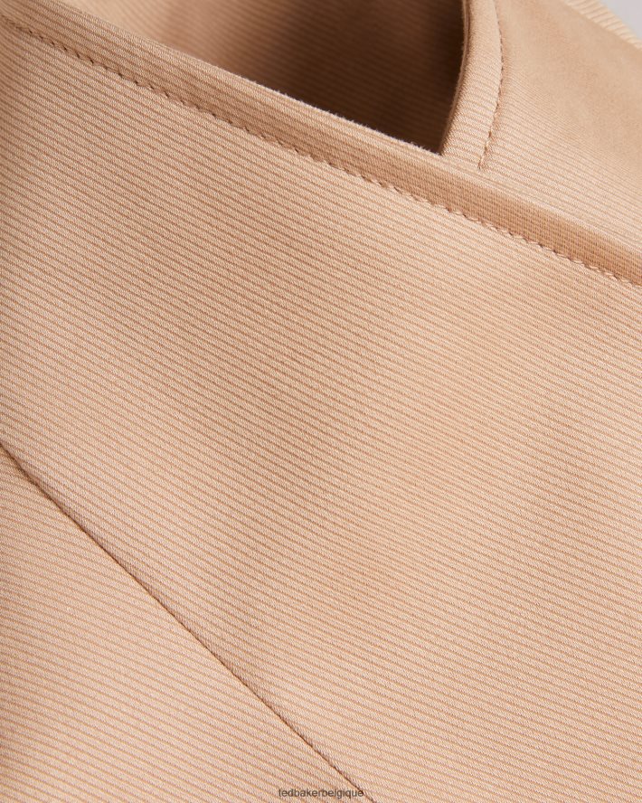être Ted Baker femmes rosina - trench-coat portefeuille mi-long brun-bronzage FR8J42269 vêtements